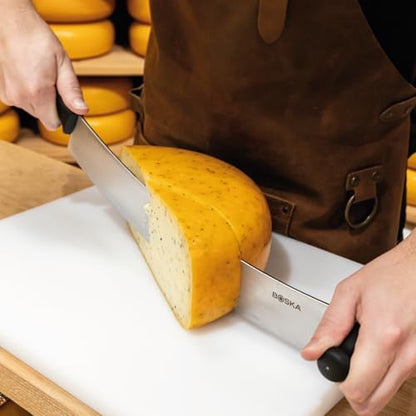 Boska Professional Cheese Knife Large - Cheese Cutter for Cheese Wheels - 380 Mm - Double Handled - Easy to Clean - size: 15"