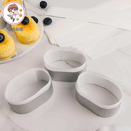 Cabilock 200pcs Stainless Steel Cheese Mold Creative Baking Tool for Cake Chocolate and Fondant Making and Use