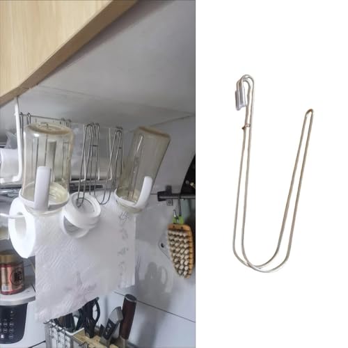 Bottle Drying Rack with Hanging Hook Attachment to Dish Drying Rack Space Saving Baby Bottles Holder Dryer for Kitchen Sink Caddy Organizer Cups Glass Tumblers Wine Decanter Mugs Mason Jars