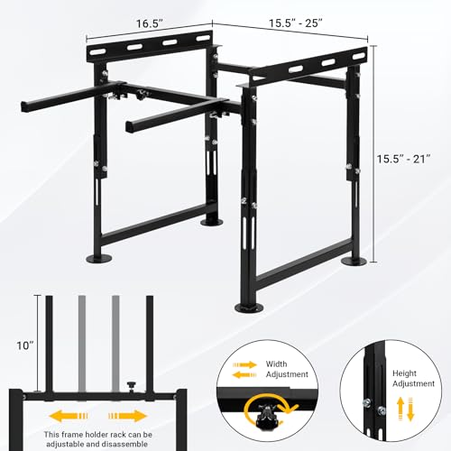 Upgrade Metal Hive Stand, Beehive Stand(Patent Pending) | Adjustable Height 15.5” - 21” & Width 15.5” - 25”, UV Resistant & Easy to Upgrade, Assemble Bee Stand for Beekeeping