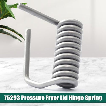 YUXIVCNE 75293 Pressure Fryer Spring Replacement for Henny Penny Fryer 500 600 CFA-500 CFA-600 Parts Replace 16108, Lid Hinge Spring Coil for Gas/Electric Fryer