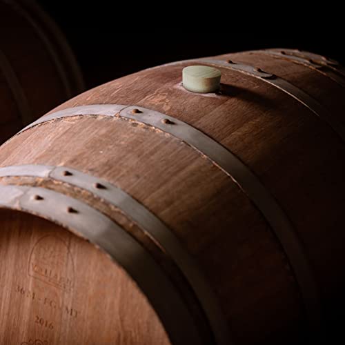 Juexica 5 Pcs White Oak Wine Barrel Bung 2 Inch Wooden Plug Tapered Bung Stopper for Oak Barrel Bourbon Whiskey Beer Wine Cask Home Brewing Carboy Distilling