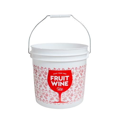 Craft A Brew - Fruit Wine Making Kit - Easy for Beginners - At Home Wine Making Kit - Includes Ingredients & Reusable Equipment - Use Any Fresh, Frozen or Fruit Juice - Makes Up to 20 1-gallon Batches - style: Fruit Wine Making Kit