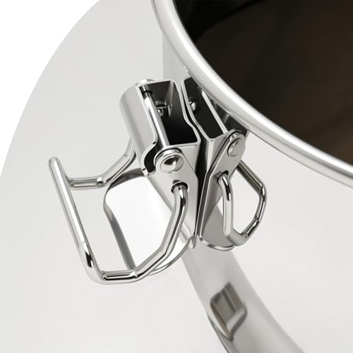 Stainless Steel Milk Can, 76L/20.1Gal Storage Bucket Airtight Canister with Lid, Wine Oil Beverage Storage Container for Kitchen Restaurant Party, W15.8*H25.2in - size: 76L/20.1Gal w/o Faucet