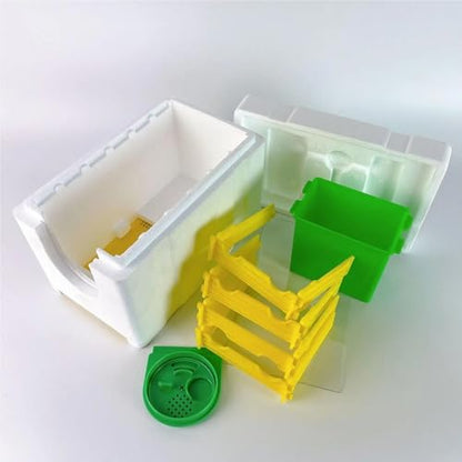 Nuc Box for Bees Portable Beekeeping Queen Breeding Mating Nuc Beehive Box Beekeeper Supplies