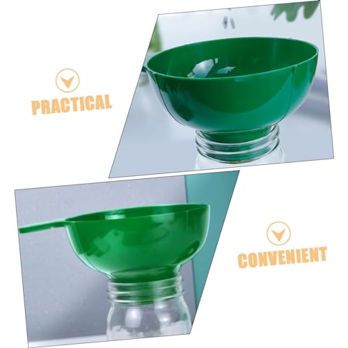 LABRIMP Wide Mouth Funnel Set 2 Pcs Plastic Kitchen Funnel for Filling Jars Bottles Jam Oil Wine Liquid Transfer Tool for Home Cooking Canning Seasoning 6.41 X 4.76 X 2.99 in