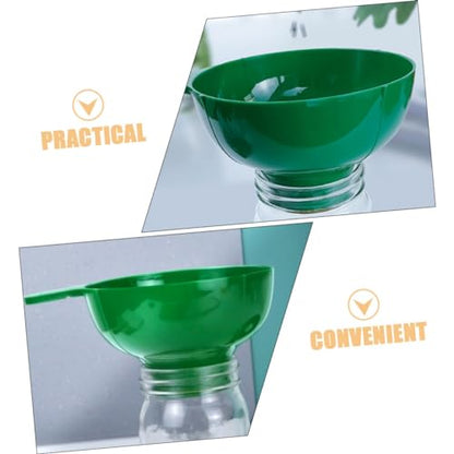 LABRIMP Wide Mouth Funnel Set 2 Pcs Plastic Kitchen Funnel for Filling Jars Bottles Jam Oil Wine Liquid Transfer Tool for Home Cooking Canning Seasoning 6.41 X 4.76 X 2.99 in