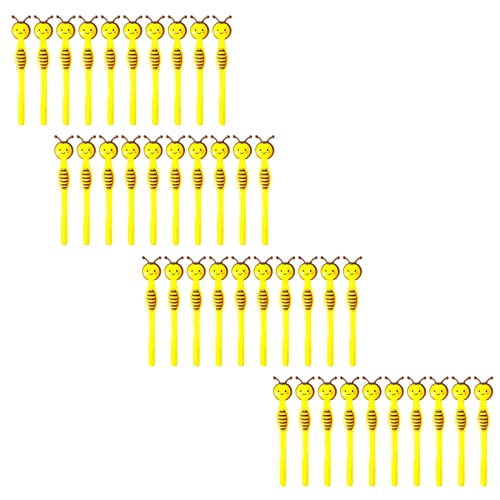 40PCS Cute Bees Gel Pens Bumble Bee Great Home and Office Supplies, Gift for Women, Coworkers and Hostess, Black Ink(0.5mm)