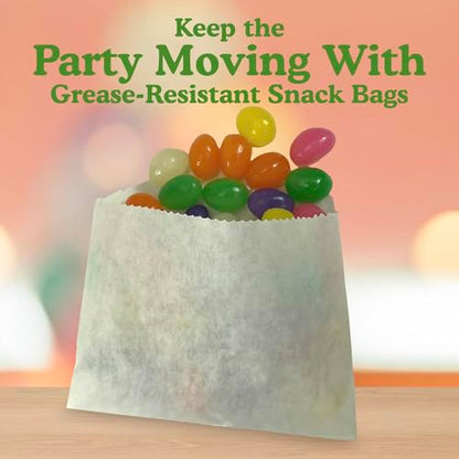 Regency Wraps Grease-Resistant French Fry Bags, Snack Pouches, 50 Pack - size: Pack of 50, style: French Fry Bag