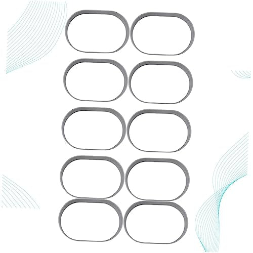 10-Piece Stainless Steel Cheese Mold Set Baking Tool for Cake and Chocolate Creative Moulds for Home Baking - color: Silver