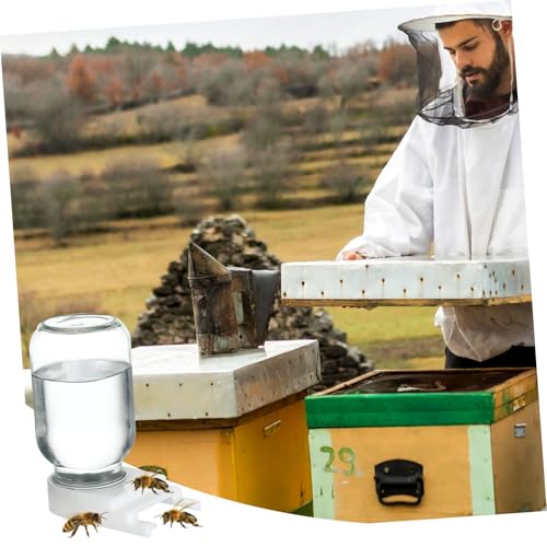 Water Feeder Lid for Beehive Entrance - Durable Beekeeping Feeder Accessory for Honeybee Watering Easy to Install Beekeeper Tool for