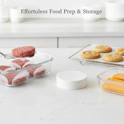 500-Count Pre-Cut Silicone Coated Parchment Sheets, Food Separation Paper for Freezer Storage, Burger Patties, and Cheese - size: 7.87 x 3.15 x 2.36 in