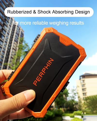 Pocket Scale, Dual Powered, Precision Gram Scale with Zipper Case, Digital Small Coin Scale, Large Backlight Display, 200g x 0.01g, 6 Weighing Units,Cal Weight, USB Cable Included - color: Orange