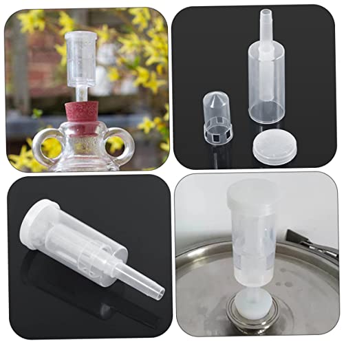 Luxshiny Brewing Airlock Kit 3 Sets of Airlocks for Fermenting Brew One-Way Valves Check Valves for Wine Beer Making