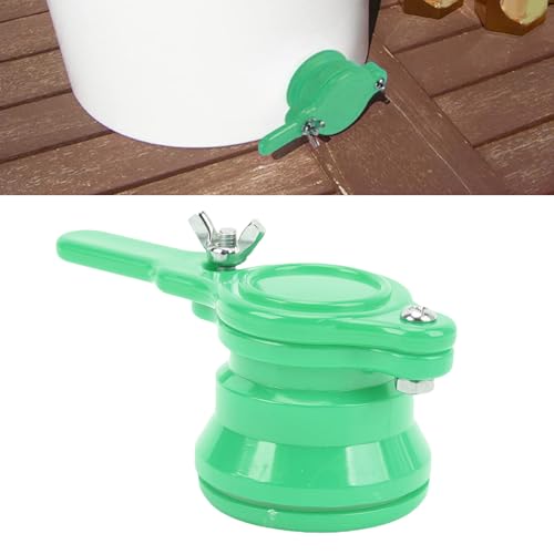 2PCS Honey Gate Valve, Leak Proof Honey Extractor Tap, Beekeeping Equipment Bee Hive Tool for Beekeeper, Bottling Buckets, Jars (Green) - color: Green