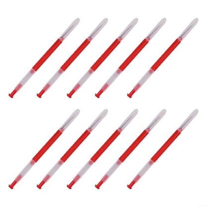 10PCS Bee Grafting Tools Set Retractable Plastic Larva Pickers with Flexible Reed Tips for Queen Bee Rearing and Royal Jelly Harvesting for beekeeping Gear Red