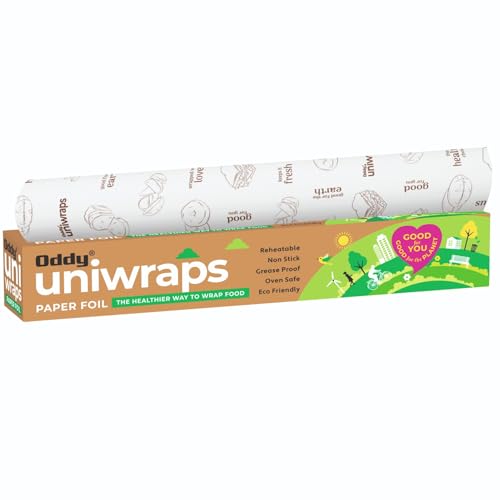 Food Wrapping Paper Roll – Unbleached Parchment Paper, 11 Inch x 55 Feet | Grease-Resistant, Heat-Resistant & Eco-Friendly Food-Grade Paper for Baking, BBQ, Storage & More