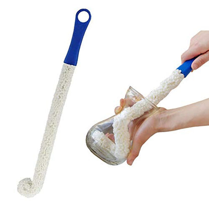 16-Inch Flexible Foam Washing Wand, Long Bottle Brush for Water Bottles | Water bottle cleaning brush & glassware scrubber for vases, tumblers & baby cups. Note: Not designed for wine bottles.