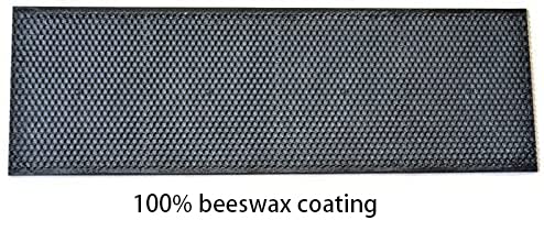 BEEXTM Beehive Waxed Coated Foundation Sheet Beehive Foundation Sheets Plastic Bee Foundation for Bee Frames Waxed Foundation Sheet Medium Bee Foundation 10 Sheets