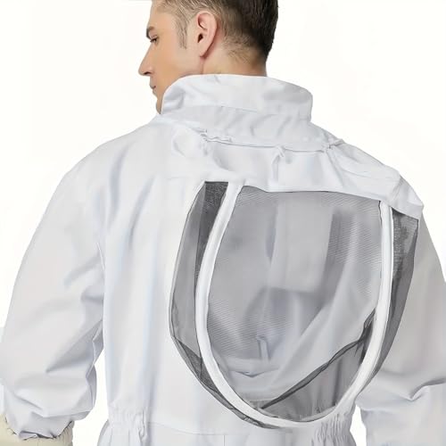 Bee Suit, Full Body Beekeeper Costume Nylon Beekeeping Protective Clothing with Ventilated for Beekeeper