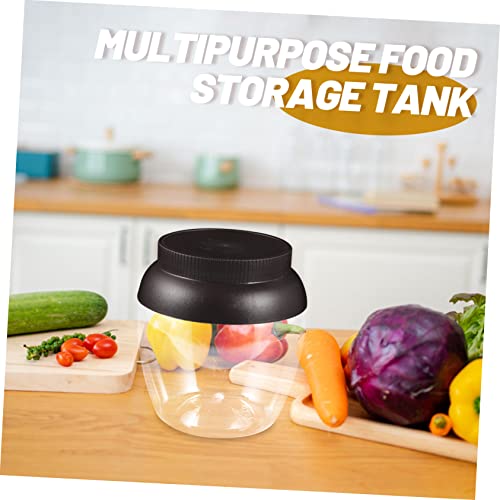 LIFKOME 4pcs Airtight Pickle Container Fermenting Jar Multi-function Kimchi Storage with Sealing Lid Reusable Jar for Vegetables Dried Fruit Honey Wine Great Present