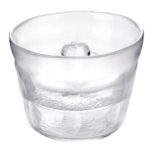 Glass Pickle Jar with Weight Lid Fermentation Kimchi Storage Pickle Pot Container for Sauerkrau Fruit Preservation, 1Pc Height 9.6cm