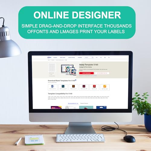 L LIKED Printable Address Labels, 1" x 2-5/8", 15000 Labels, 30 per Sheet, Blank Mailing Labels for Envelopes (500 Sheets) - size: 500 Sheets