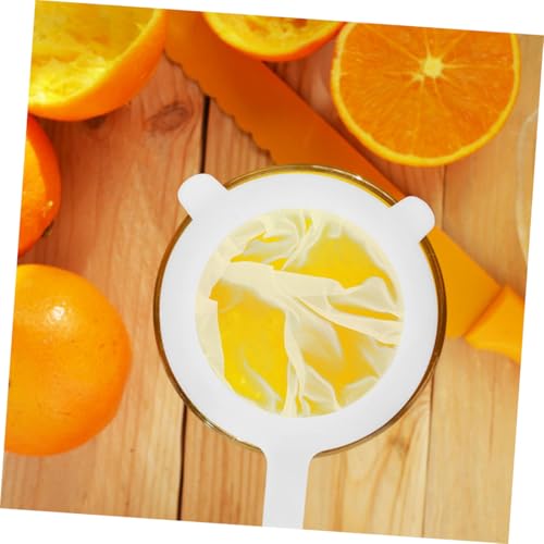 Fine Mesh Food Strainer Filter for Juicing and Honey 2pcs with Double-handle Plastic Frame Mesh Sieve for Soy Milk Juice Coffee Tea Kitchen Filtering