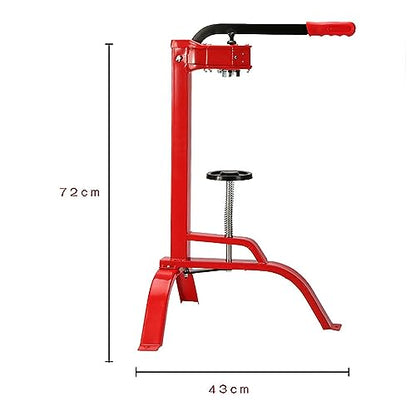 Wine Bottle Corking Machine, Bench Wine Bottle Capper with Auto Lever, 24-36cm Adjustable Height, Adjustable Chassis Design and Triangular Base, for Homebrew Beer Bottle Capping and Soft Drinks