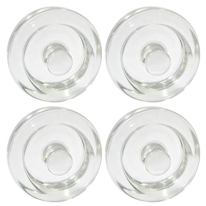 Fermentation Weight Set of 4,Glass Weights for Fermenting,3.15 Inch Large Gallon Fermenting Weights for Sauerkraut,Kimchi - style: Concave