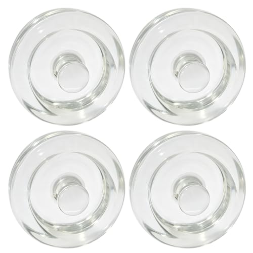 Fermentation Weight Set of 4,Glass Weights for Fermenting,3.15 Inch Large Gallon Fermenting Weights for Sauerkraut,Kimchi - style: Concave