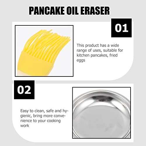 SHERCHPRY Silicone Basting Brush Pastry Baking Brush Spread Oil Sauce Butter Spreader Crepe Maker Batter Spreader for Cooking Bbq Turkey Baster Grilling Oil Brush