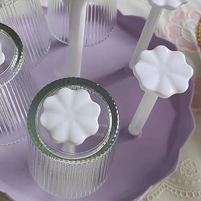 Bottle Drying Rack,Swan Cup Holder,Mug Holder with Rotating Drain Tray;Stylish Swan Head Design;Ideal for Kitchen,Dining,Living Room;Coffee Mug Holder(Purple)