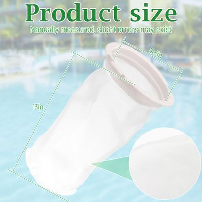004152451700 600-micron fine mesh Bag, Compatible with Paramount Pool Skimmer Basket Filter, Suitable for Paraskim DDC/EDC Debris Collection Tanks