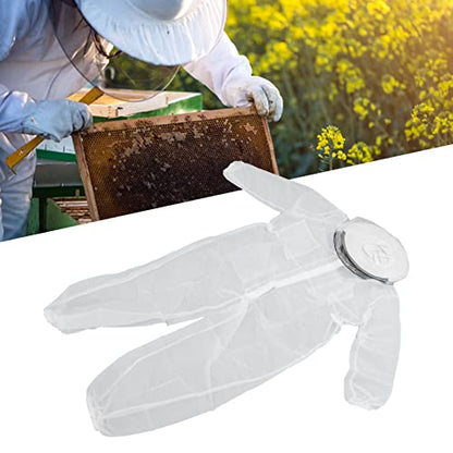 Beekeeping Suit Ultra Thin Breathable Cotton Full Body Bee Suit for Summer Beekeeping Tools