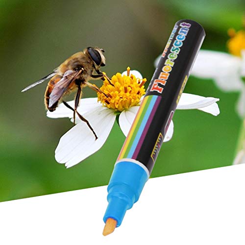 Beekeeper, Water-Based Queen Bee Marking Pen Set, Quick-Drying for Marking The Queen Bee Beekeeping(blue)