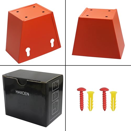 Red Stainless Bottle Cap Catcher Wall Mount with Drainage Holes Rustproof Beer Cap Holder for Garage Bar Home - color: Red