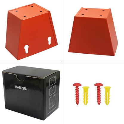 Red Stainless Bottle Cap Catcher Wall Mount with Drainage Holes Rustproof Beer Cap Holder for Garage Bar Home - color: Red