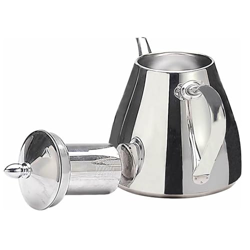 SANQIAHOME Stainless Steel Teapot with Infuser 1200ml - color: with filter, size: 1.2 litres