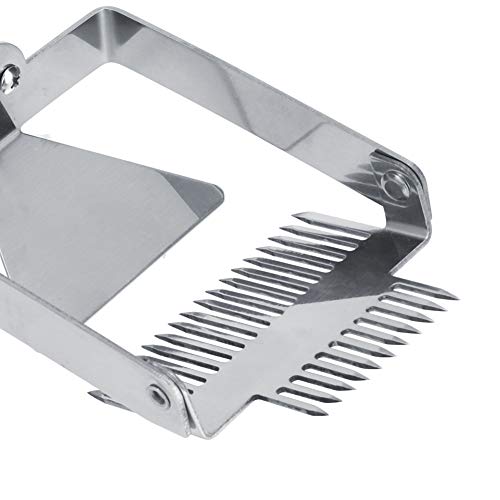 Heavy Duty Stainless Steel Beehive Uncapping Fork Scraper Shovel - Honey Fork for Easy Honey Cutting