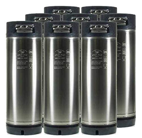 5 Gallon Home Brew Keg - New Ball Lock - Stainless Steel Product Tank (8 Pack) - size: 8 Pack