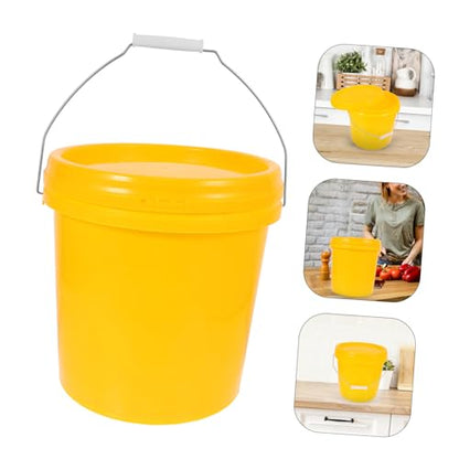 Food Grade Fermentation Pail Airtight Lid Portable Brewing Bucket for Wine Beer and Yogurt Home Storage Container for Fermenting