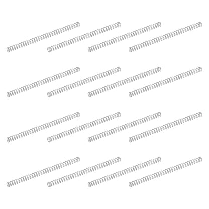 uxcell 50Pcs 304 Stainless Steel Compression Springs, 0.3mm x 3mm x 50mm Small & Tiny Pen Spring for Home Repair & DIY, Workshop & Industrial Use, (Silver Tone) - size: 3mmx50mm