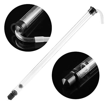 Alvinlite Auto Siphon with Tubing Syphon Pump Kit Plastic Siphon Filter Racking Cane Wine Brewing Filter Carboy Bottle Making Tools for Wine Beer Brewed 35x3x3cm auto siphon