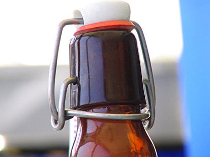 6-pack of Replacement Swing Top Caps with Silicone Seals (For Grolsch Bottles)