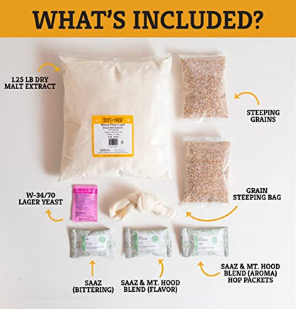 Craft a Brew - Beer Recipe Kit - Light Lager - Home Brewing Ingredient Refill - Beer Making Supplies - Includes Hops, Yeast, Malts, Extracts - 5 Gallons - color: Light Lager