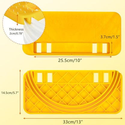 Uncapping Tank Holder, Fit in 5 and 6 Gallon Bucket Honey Uncapping Tank Holder, Beekeeper Flat Honey Shelf for Hive Cleaning Tool, Plastic Honey Bucket Scraper Tool