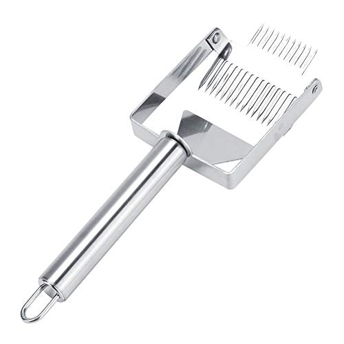 Stainless Steel Honey Uncapping Fork, Double Needle Tool with 24 X 7.5 Cm Scraper, Tines, Comfortable Grip for Beekeepers Harvest and Work