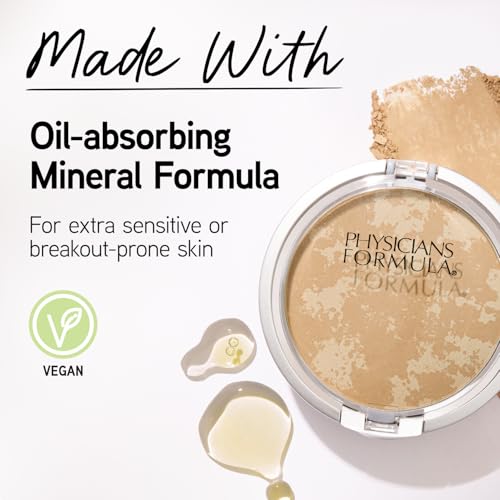 Physicians Formula Mineral Wear Talc-Free Face Powder, Light Coverage Mineral Makeup for Sensitive Skin – Buff Beige - color: Buff Beige