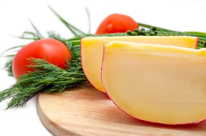Holland Delta Creamy Mild Gouda Red Wax Cheese Wheel, 9 Lbs